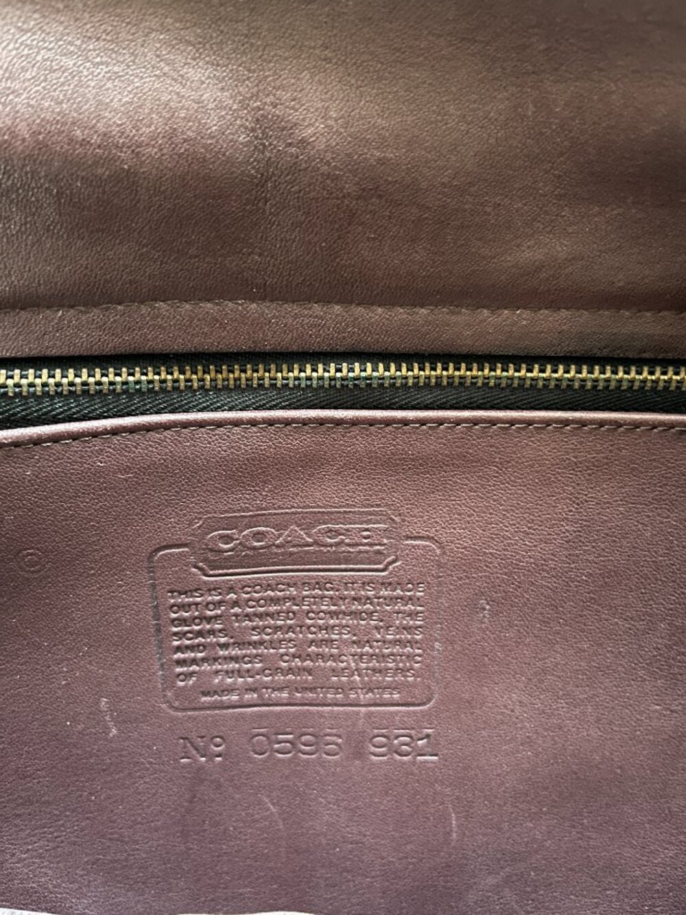 Coach Leather Crossbody Double Buckle Brown Breifcase / Laptop Bag - Picture 4 of 6